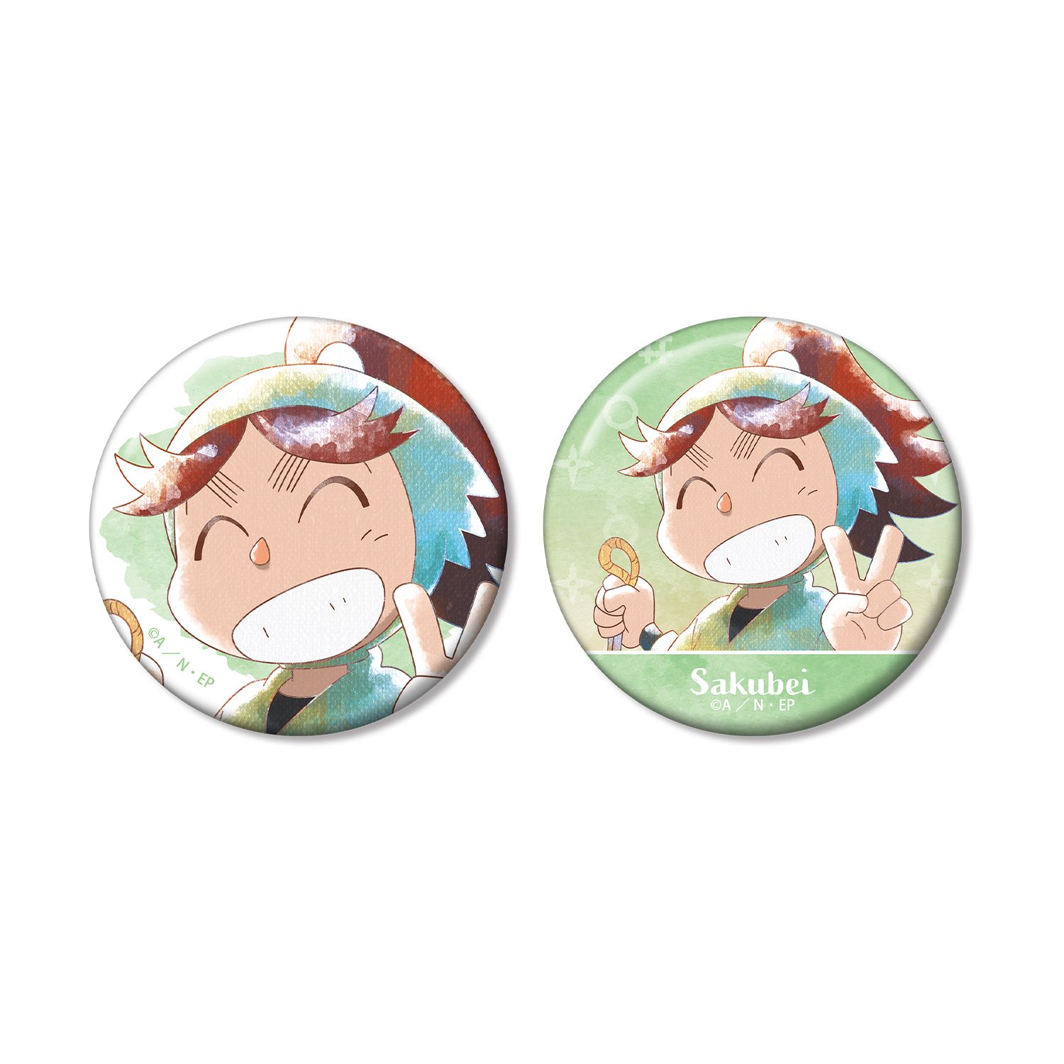 忍たま乱太郎 富松作兵衛 Ani-Art aqua label 第3弾 缶バッジ2個セット - 公式商品画像 | AniSmile