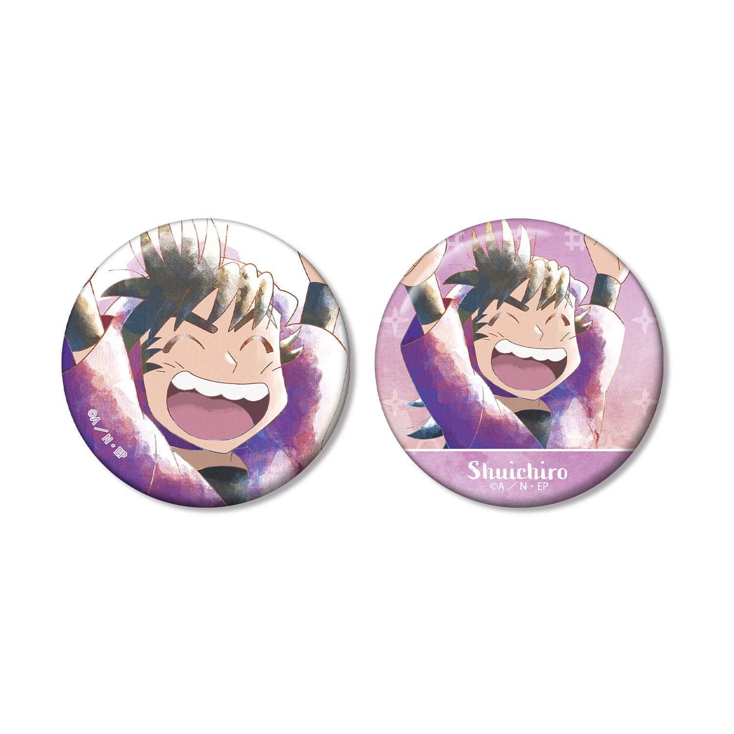 忍たま乱太郎 浜守一郎 Ani-Art aqua label 第3弾 缶バッジ2個セット - 公式商品画像 | AniSmile