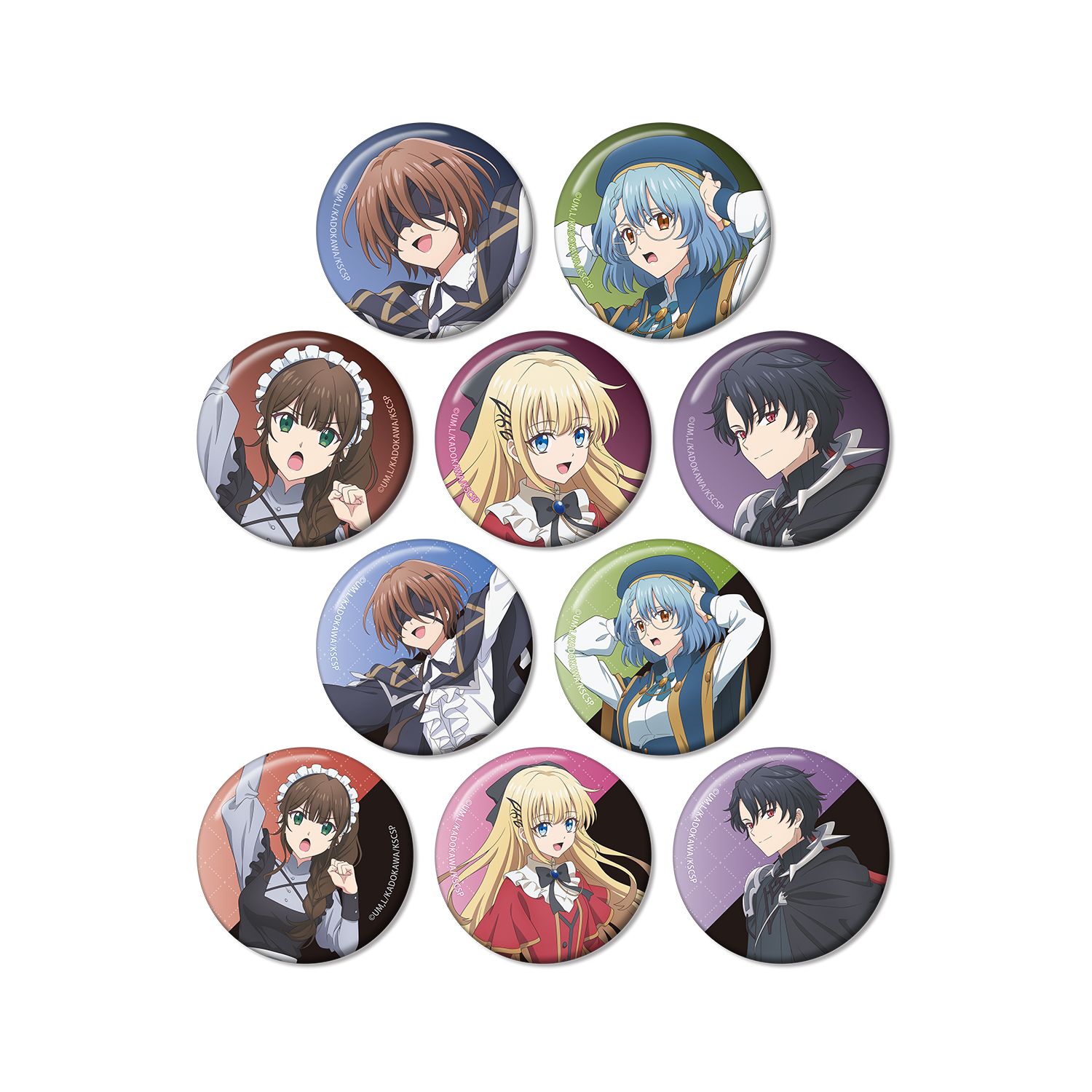 TVアニメ「魔術師クノンは見えている」 トレーディング缶バッジ(単位/単品) - 公式商品画像 | AniSmile
