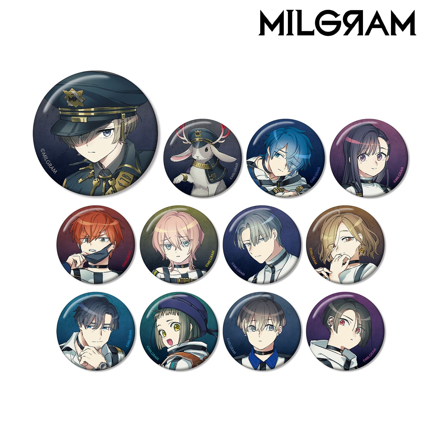 MILGRAM -ミルグラム- トレーディング缶バッジ(単位/単品) 画像 4 | AniSmile