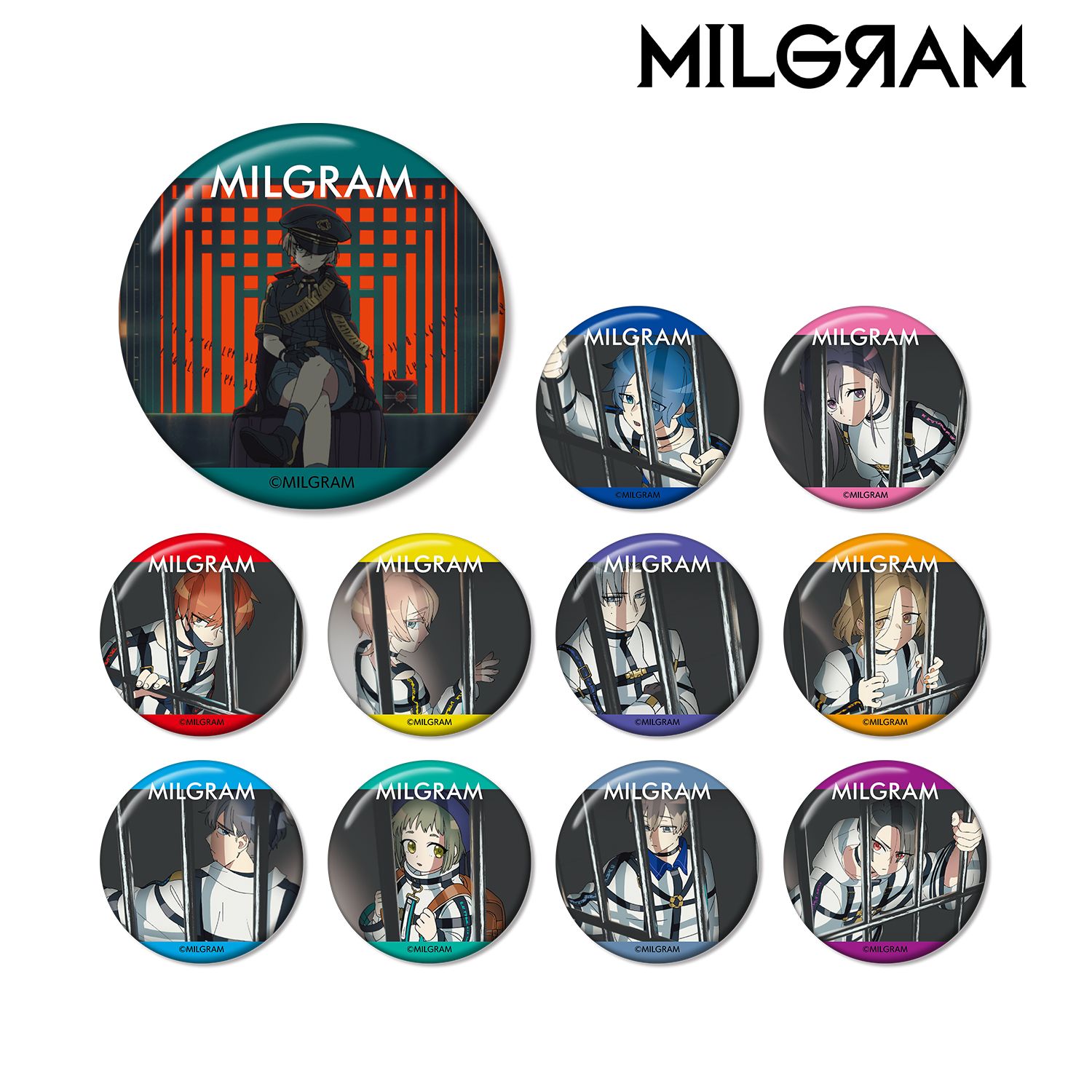 MILGRAM -ミルグラム- トレーディング MV 缶バッジ『アンダーカバー』(単位/単品) 画像 6 | AniSmile