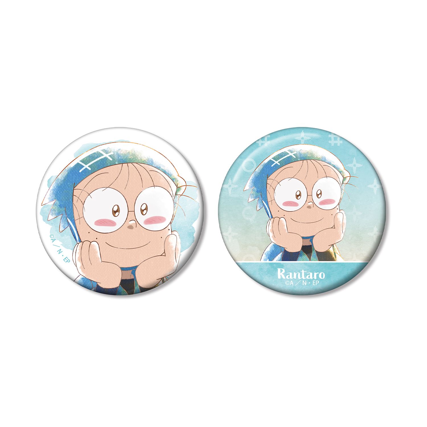 忍たま乱太郎 猪名寺乱太郎 Ani-Art aqua label 第3弾 缶バッジ2個セット 画像 3 | AniSmile