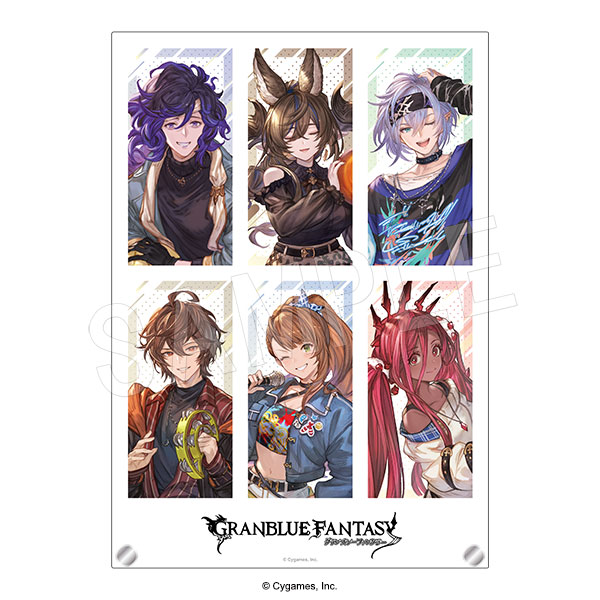 グランブルーファンタジー ホロアクリルアートパネル ROUND1コラボver. 集合 画像 2 | AniSmile