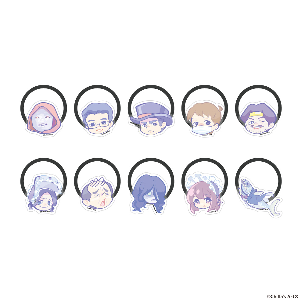 チラズアート トレーディングヘアゴム【キャラver】 - 公式商品画像 | AniSmile