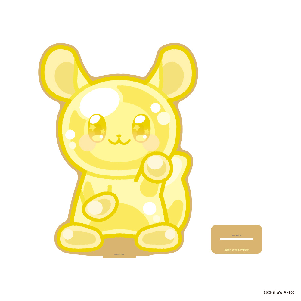 チラズアート 超BIG黄金のチラテケスアクリルスタンド - 公式商品画像 | AniSmile