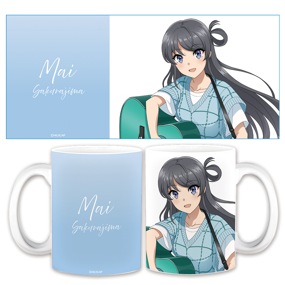 青春ブタ野郎はサンタクロースの夢を見ない マグカップ 桜島麻衣 ギターガールver. 【描き下ろし】 - 公式商品画像 | AniSmile