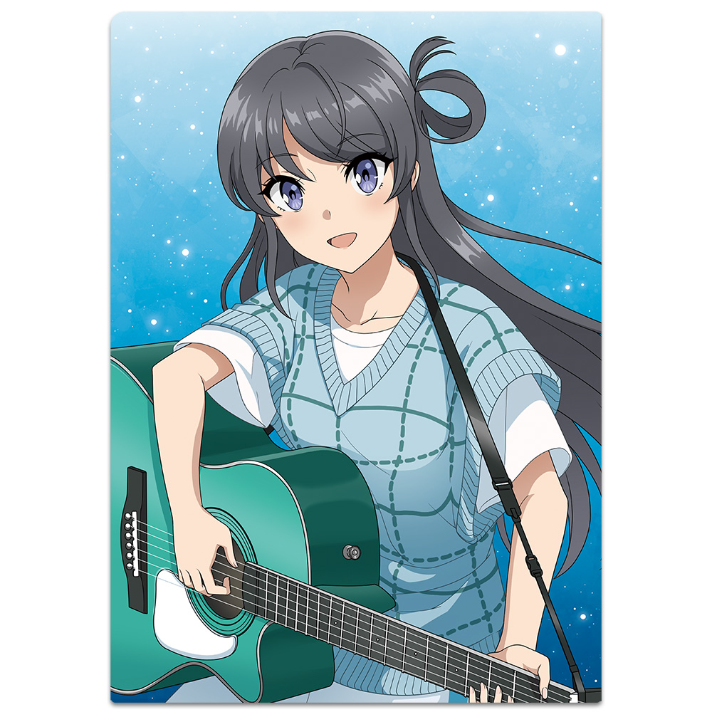 青春ブタ野郎はサンタクロースの夢を見ない クリアファイル 桜島麻衣 ギターガールver. 【描き下ろし】 画像 3 | AniSmile