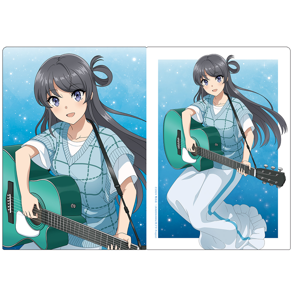 青春ブタ野郎はサンタクロースの夢を見ない クリアファイル 桜島麻衣 ギターガールver. 【描き下ろし】 画像 4 | AniSmile