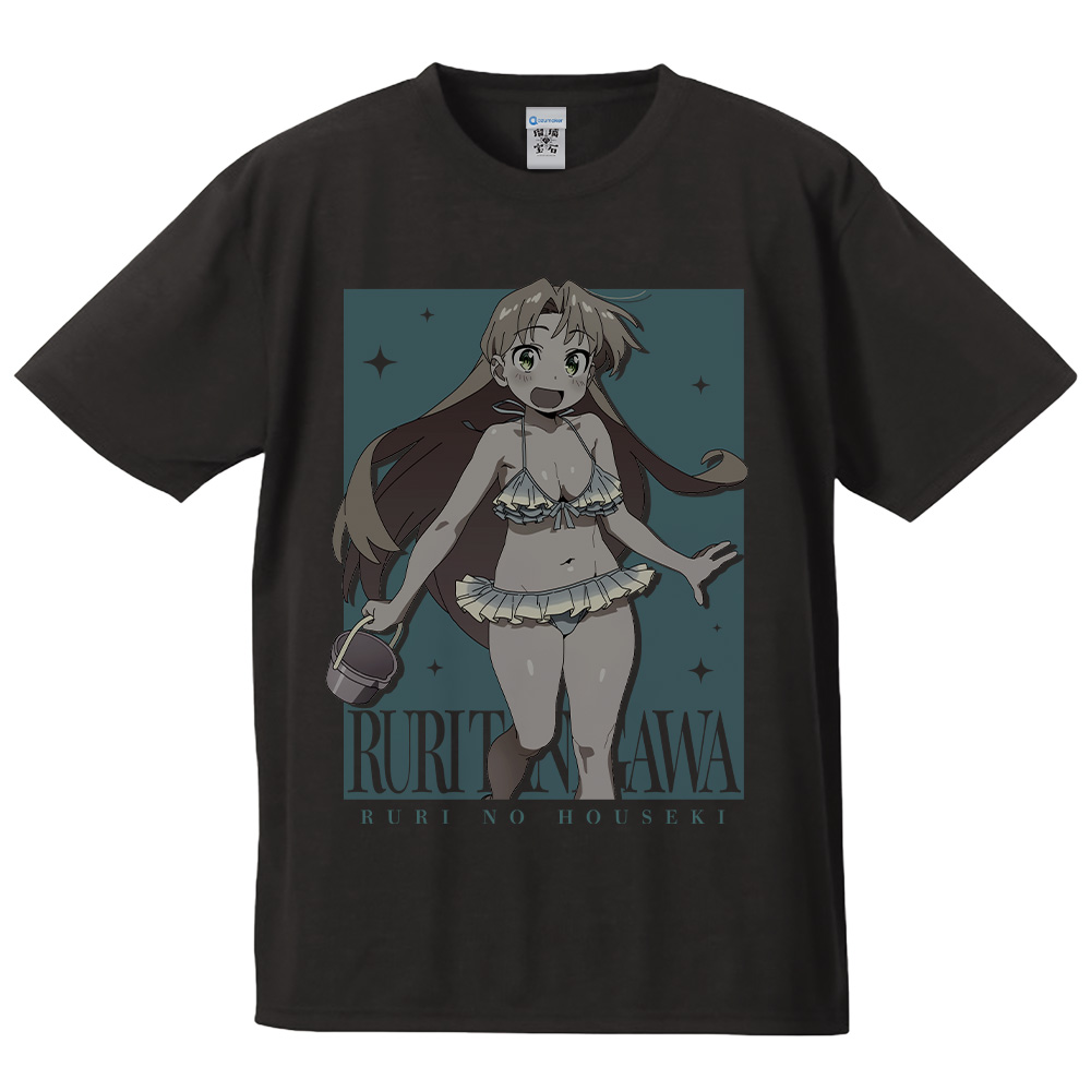瑠璃の宝石 Tシャツ 谷川 瑠璃 水着ver. Mサイズ【描き下ろし】 画像 2 | AniSmile