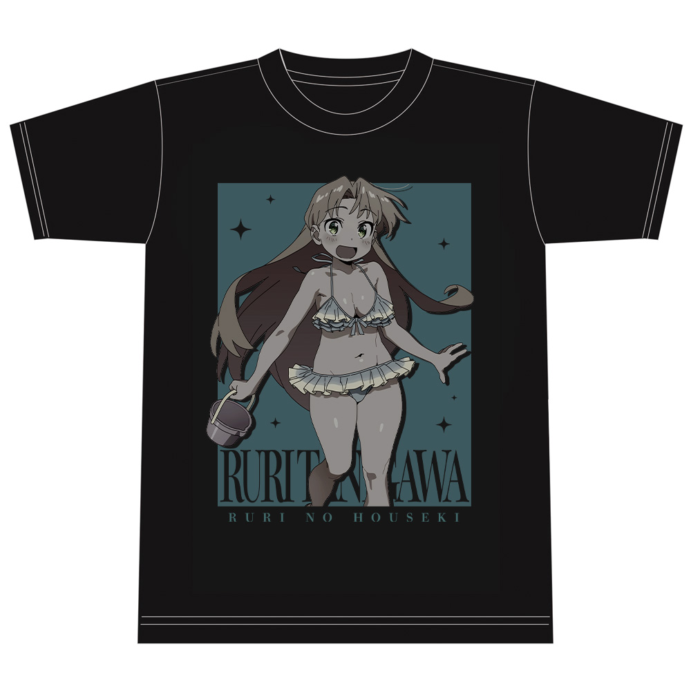 瑠璃の宝石 Tシャツ 谷川 瑠璃 水着ver. XLサイズ【描き下ろし】 画像 4 | AniSmile