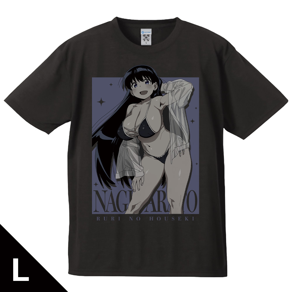 瑠璃の宝石 Tシャツ 荒砥 凪 水着ver. Lサイズ【描き下ろし】 - 公式商品画像 | AniSmile