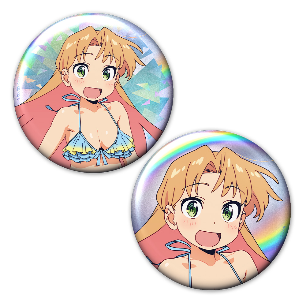 瑠璃の宝石 ホログラム缶バッジ2個セット 谷川 瑠璃 水着ver.【描き下ろし】 - 公式商品画像 | AniSmile