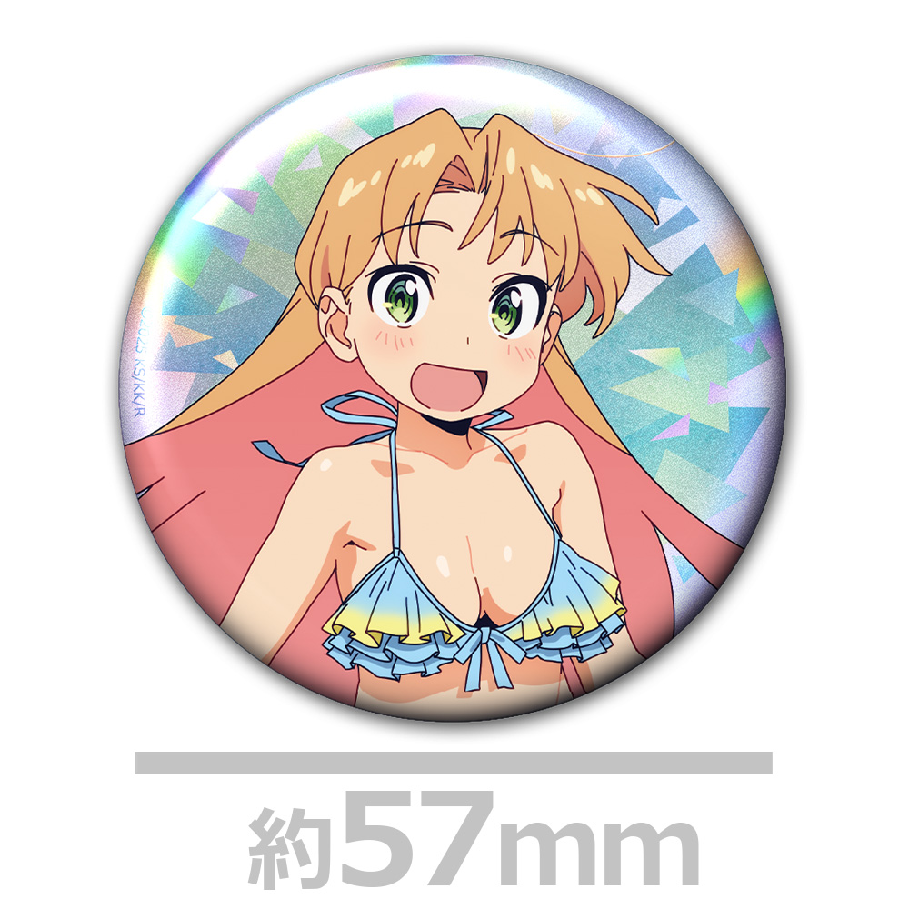 瑠璃の宝石 ホログラム缶バッジ2個セット 谷川 瑠璃 水着ver.【描き下ろし】 画像 2 | AniSmile