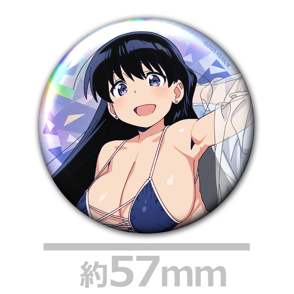 瑠璃の宝石 ホログラム缶バッジ2個セット 荒砥 凪 水着ver.【描き下ろし】 画像 2 | AniSmile