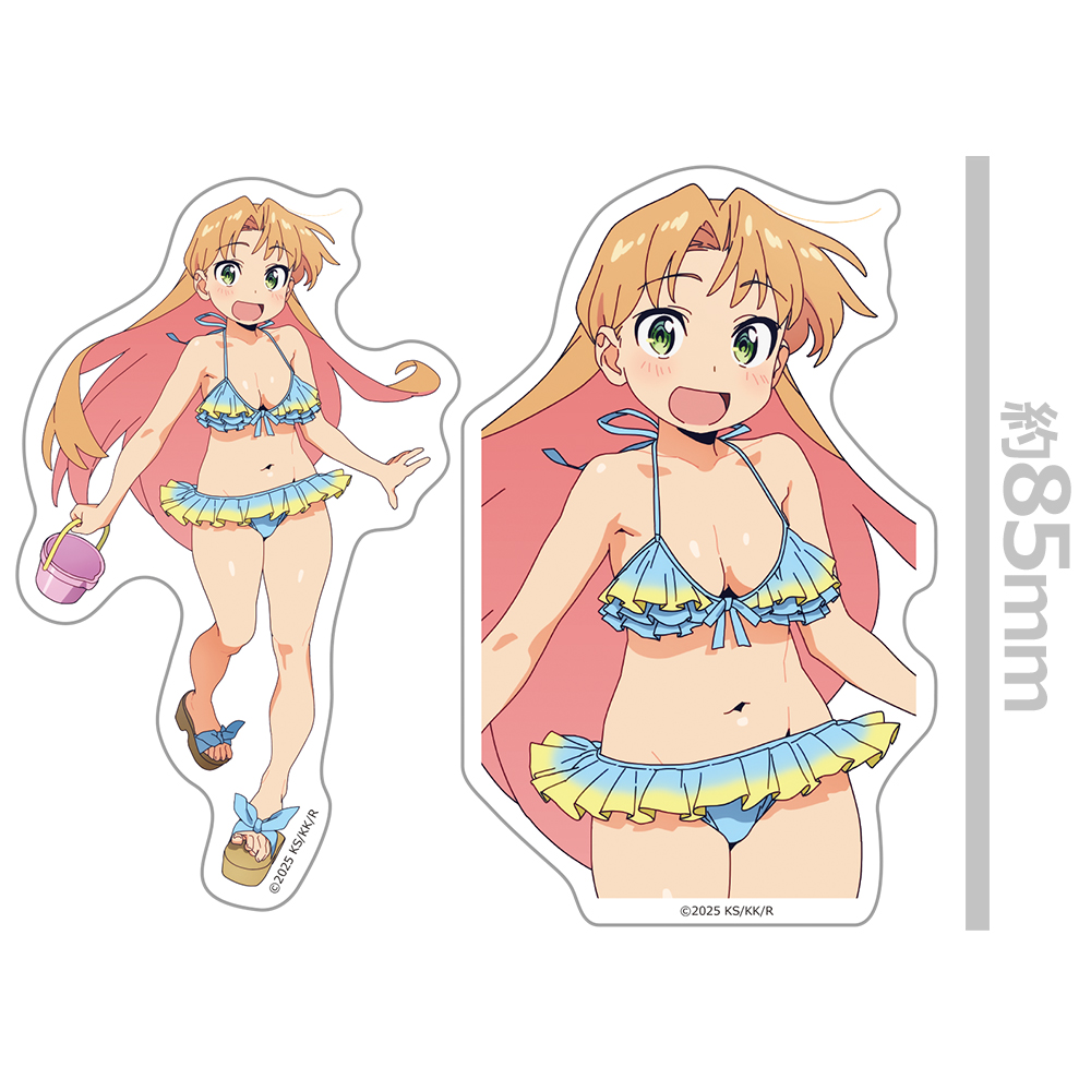 瑠璃の宝石 ダイカットステッカーセット 谷川 瑠璃 水着ver.【描き下ろし】 画像 2 | AniSmile