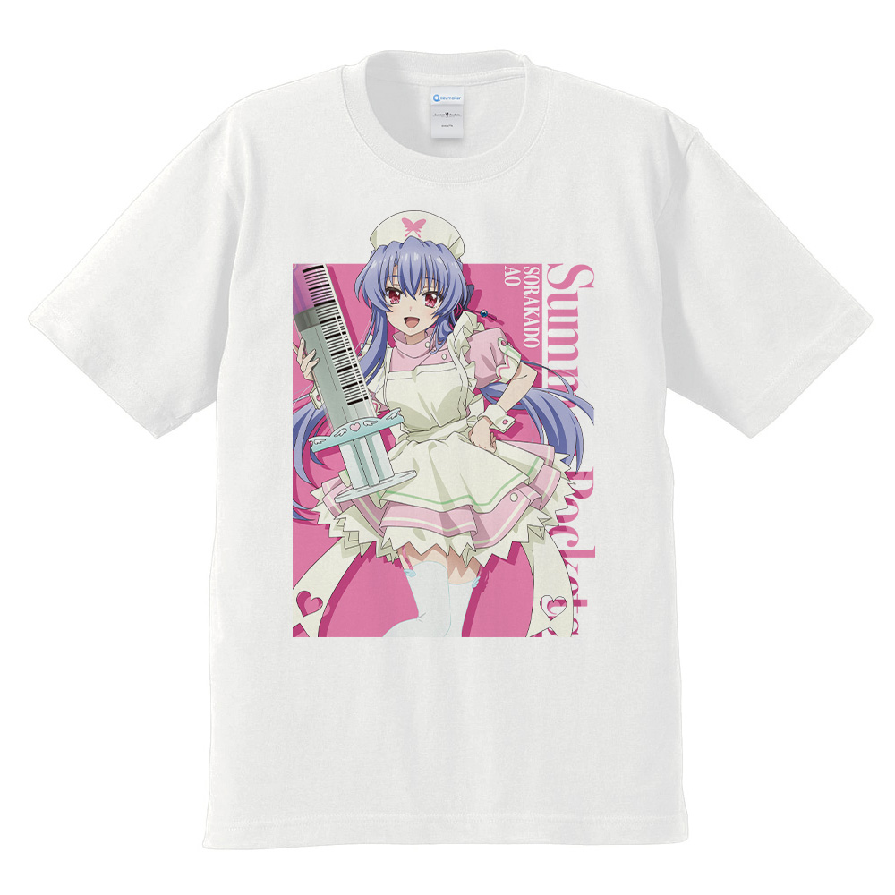 Summer Pockets Tシャツ 空門 蒼 ナースメイドver. Lサイズ 【描き下ろし】 画像 2 | AniSmile