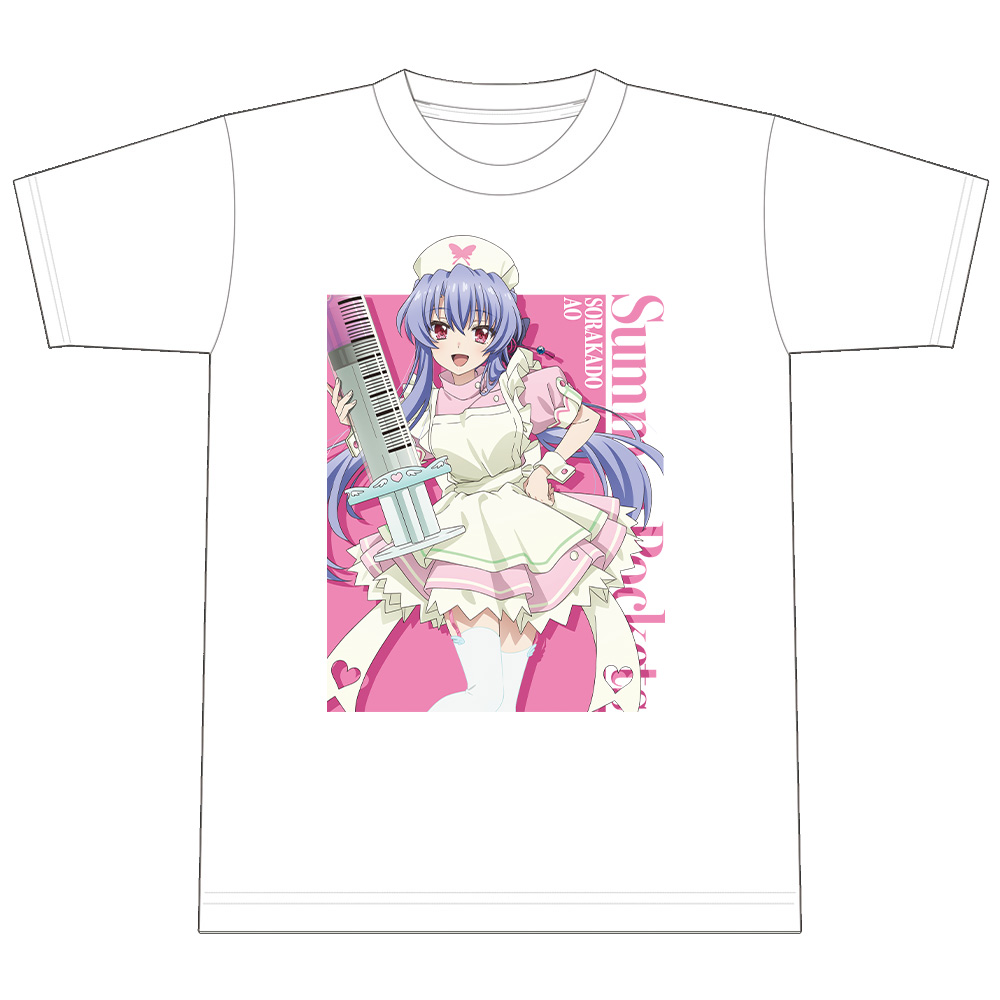 Summer Pockets Tシャツ 空門 蒼 ナースメイドver. Lサイズ 【描き下ろし】 画像 4 | AniSmile
