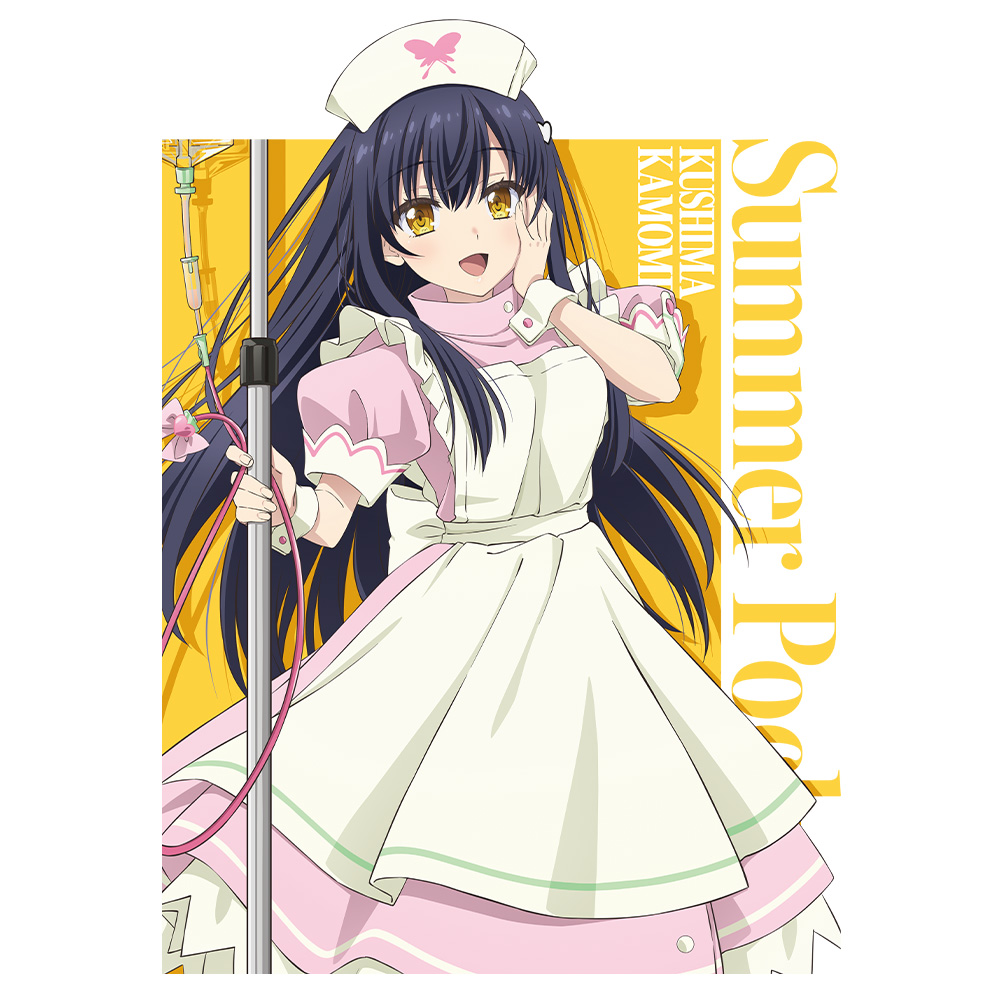 Summer Pockets Tシャツ 久島 鴎 ナースメイドver. Mサイズ 【描き下ろし】 画像 3 | AniSmile