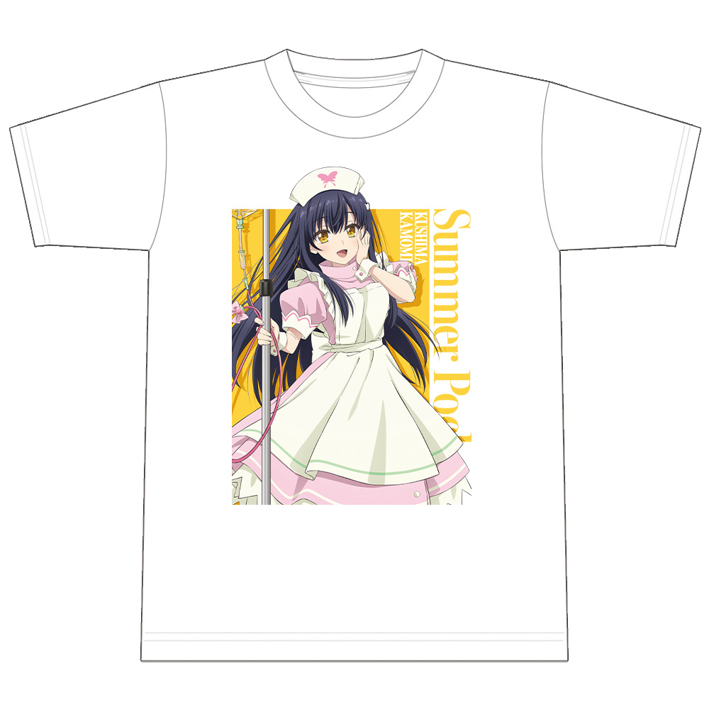 Summer Pockets Tシャツ 久島 鴎 ナースメイドver. Mサイズ 【描き下ろし】 画像 5 | AniSmile