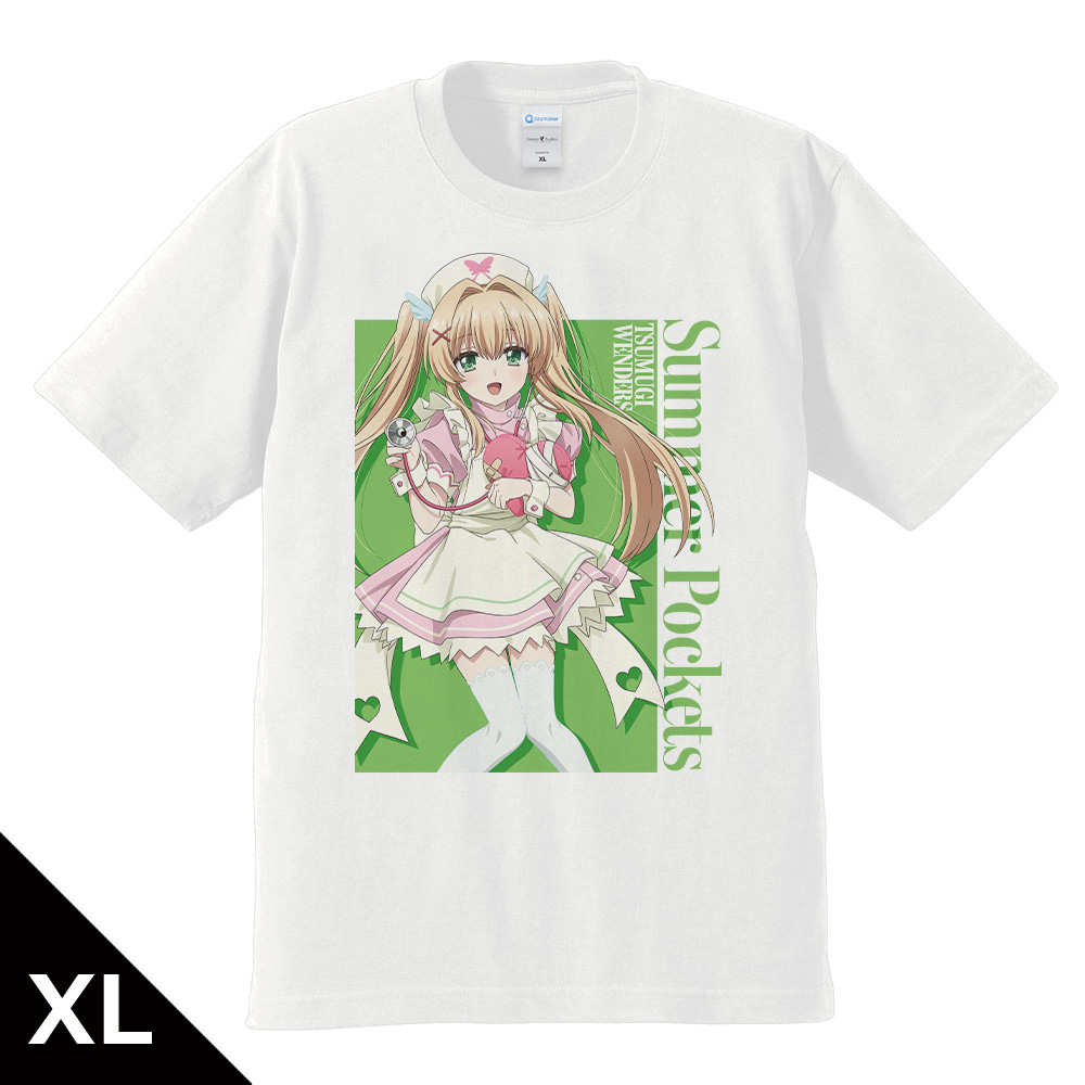 Summer Pockets Tシャツ 紬 ヴェンダース ナースメイドver. XLサイズ 【描き下ろし】 - 公式商品画像 | AniSmile