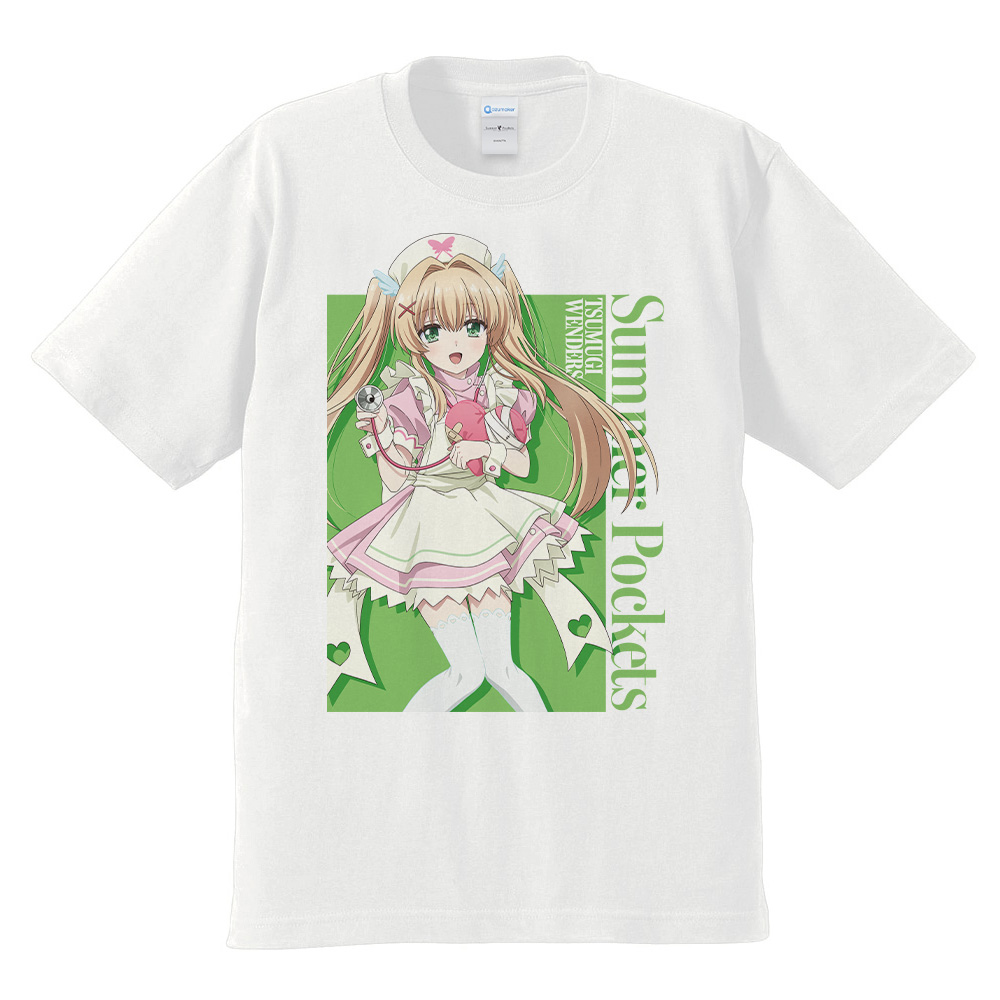 Summer Pockets Tシャツ 紬 ヴェンダース ナースメイドver. XLサイズ 【描き下ろし】 画像 2 | AniSmile