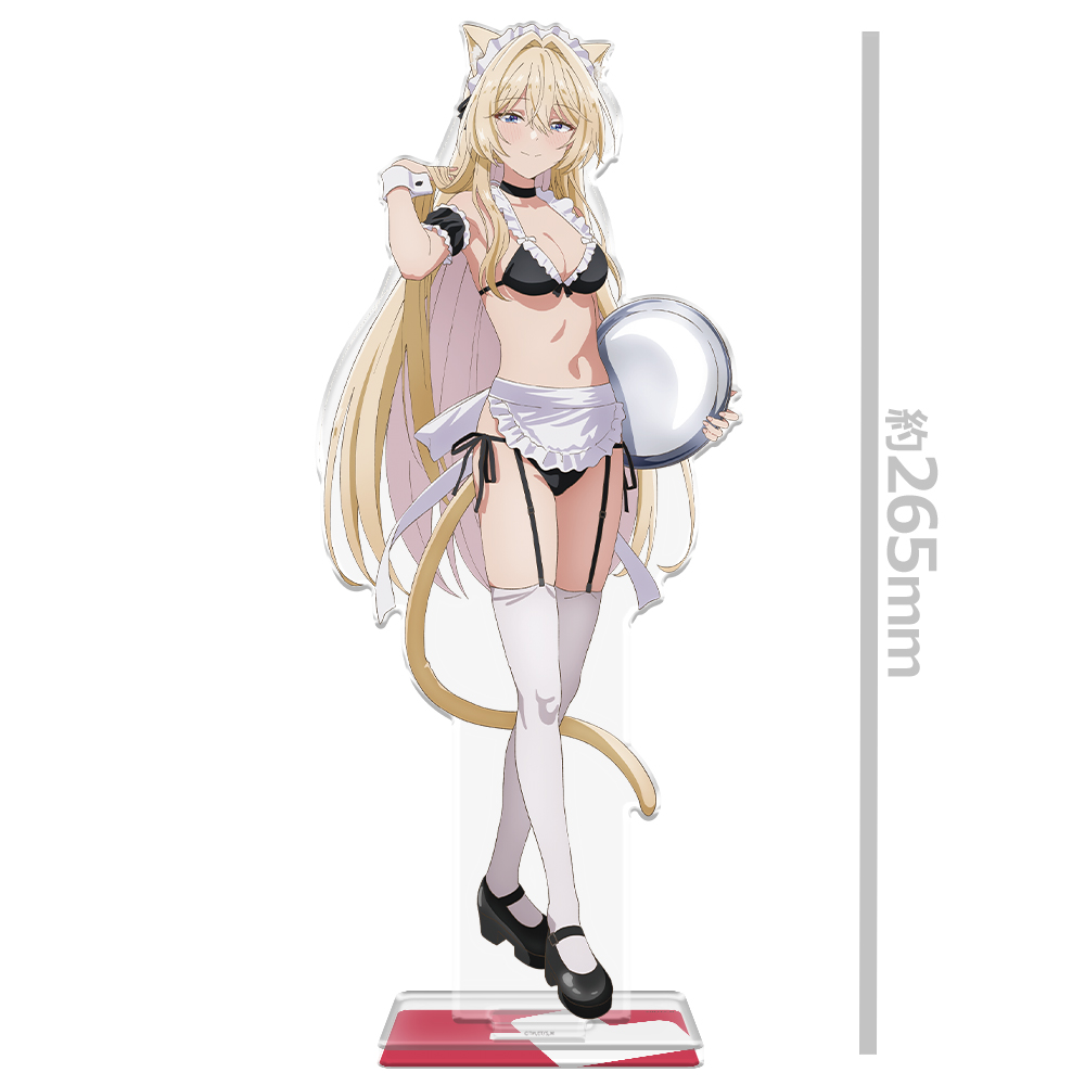 わたしが恋人になれるわけないじゃん、ムリムリ!(※ムリじゃなかった!?) BIGアクリルキャラスタンド 王塚 真唯 猫耳水着メイドver.【描き下ろし】 - 公式商品画像 | AniSmile