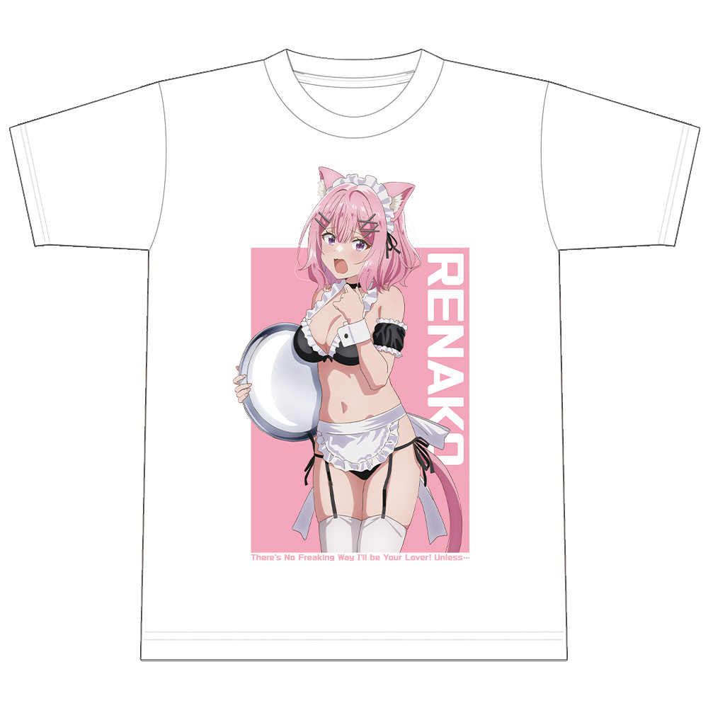 わたしが恋人になれるわけないじゃん、ムリムリ!(※ムリじゃなかった!?) Tシャツ 甘織 れな子 猫耳水着メイドver. Lサイズ【描き下ろし】 画像 4 | AniSmile