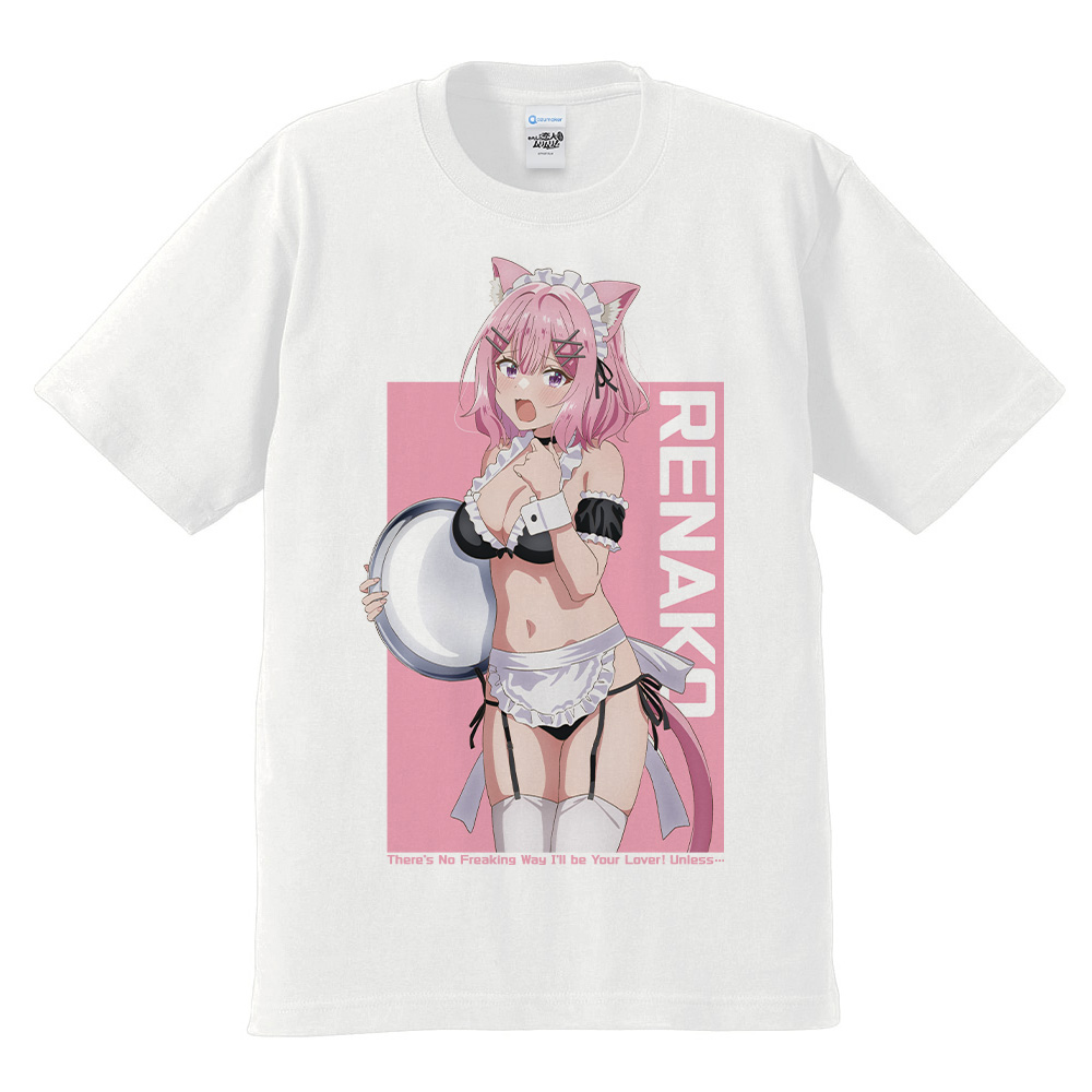 わたしが恋人になれるわけないじゃん、ムリムリ!(※ムリじゃなかった!?) Tシャツ 甘織 れな子 猫耳水着メイドver. XLサイズ【描き下ろし】 - 公式商品画像 | AniSmile