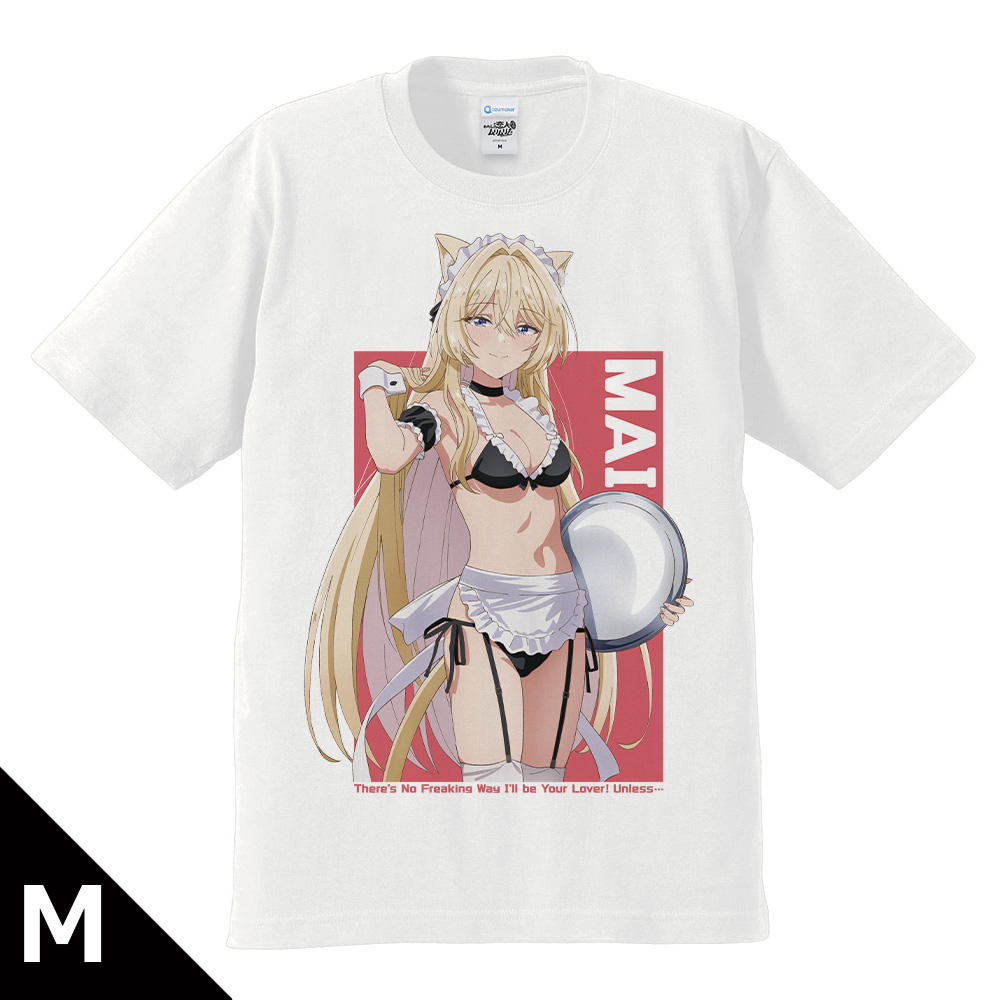 わたしが恋人になれるわけないじゃん、ムリムリ!(※ムリじゃなかった!?) Tシャツ 王塚 真唯 猫耳水着メイドver. Mサイズ【描き下ろし】 - 公式商品画像 | AniSmile
