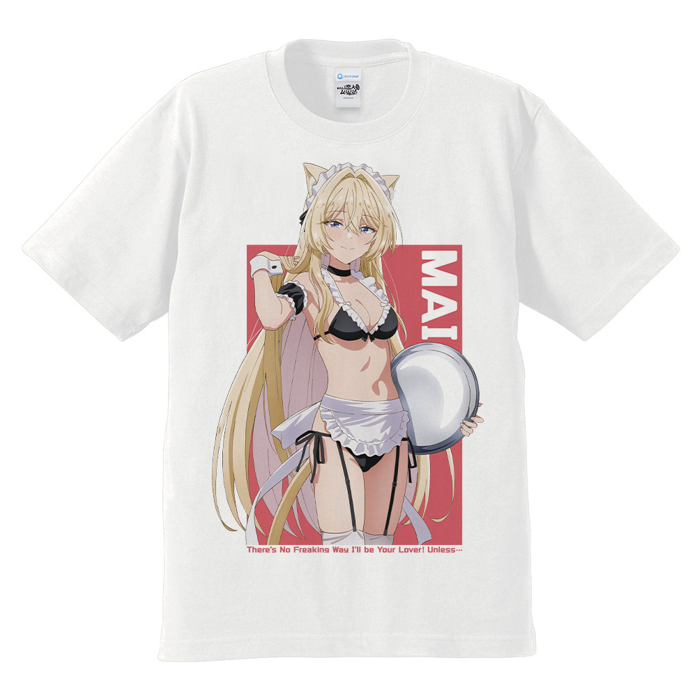 わたしが恋人になれるわけないじゃん、ムリムリ!(※ムリじゃなかった!?) Tシャツ 王塚 真唯 猫耳水着メイドver. Mサイズ【描き下ろし】 画像 2 | AniSmile