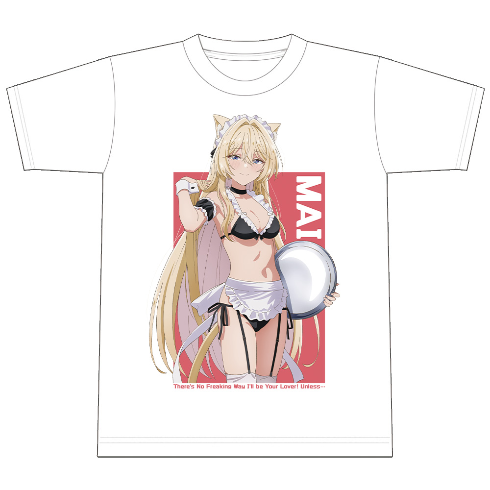 わたしが恋人になれるわけないじゃん、ムリムリ!(※ムリじゃなかった!?) Tシャツ 王塚 真唯 猫耳水着メイドver.XLサイズ【描き下ろし】 画像 4 | AniSmile