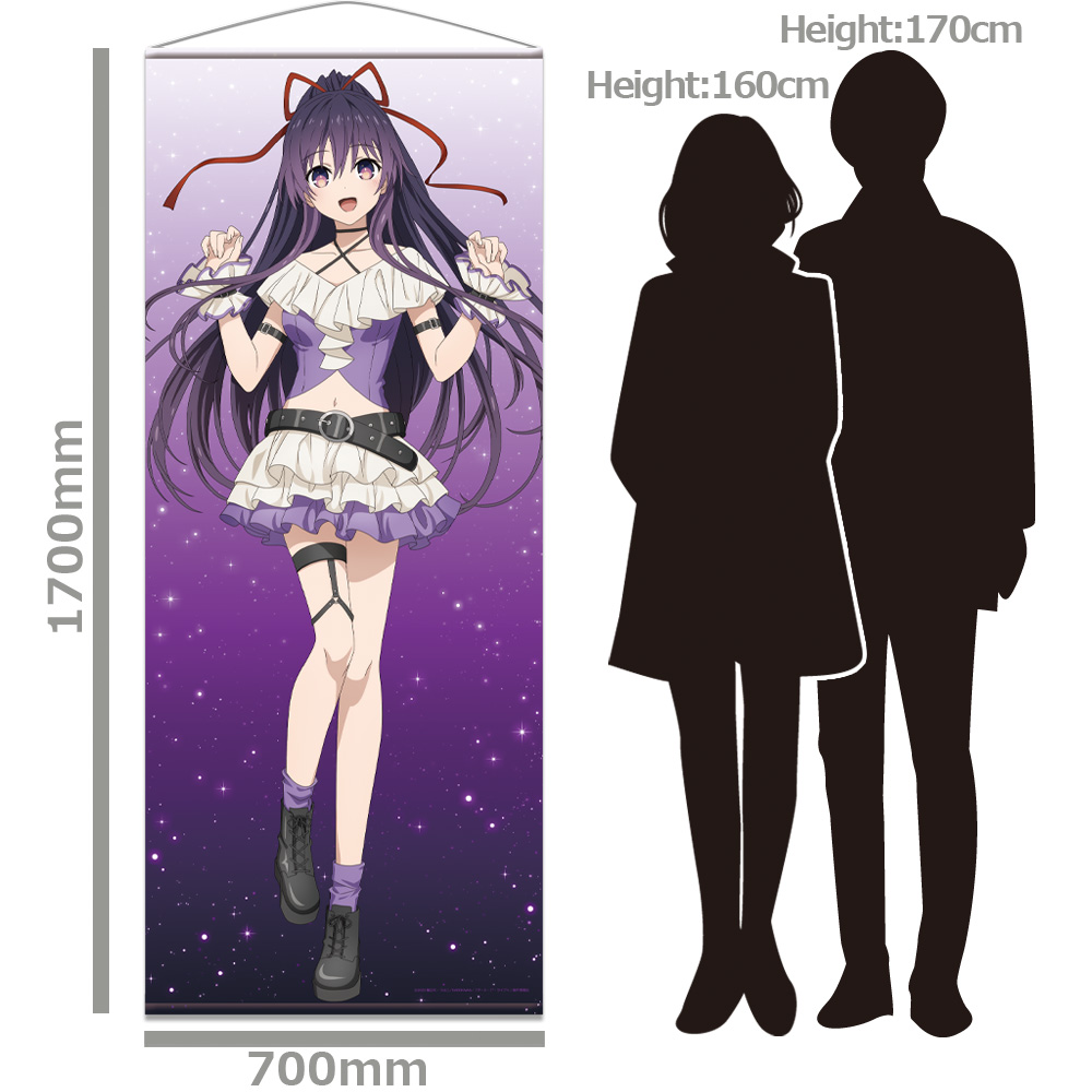 デート・ア・ライブV ほぼ等身大タペストリー 夜刀神十香 ゴシックパンク ホワイトver. 【描き下ろし】 画像 3 | AniSmile