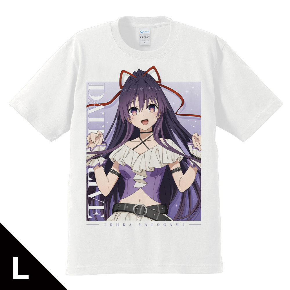 デート・ア・ライブV Tシャツ 夜刀神十香 ゴシックパンク ホワイトver. Lサイズ 【描き下ろし】 - 公式商品画像 | AniSmile