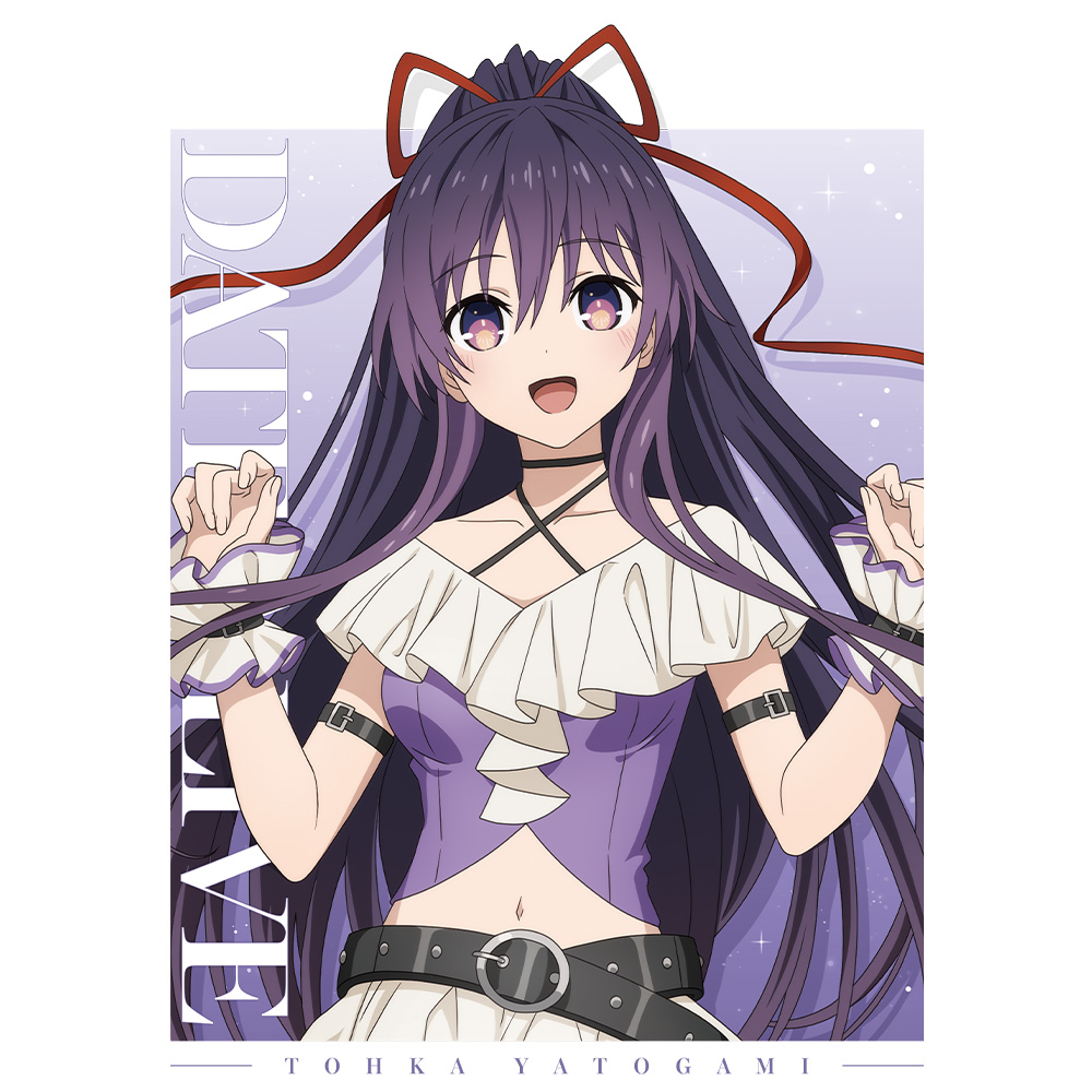 デート・ア・ライブV Tシャツ 夜刀神十香 ゴシックパンク ホワイトver. Lサイズ 【描き下ろし】 画像 3 | AniSmile