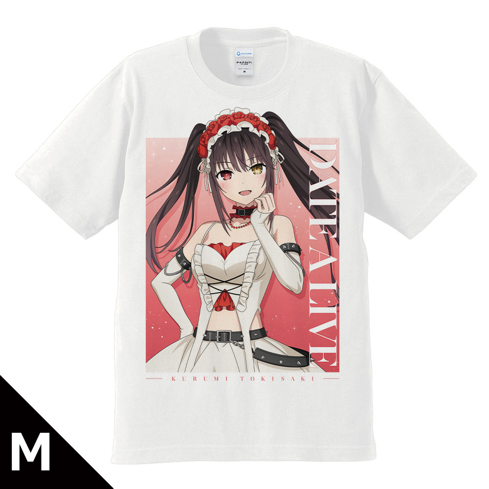 デート・ア・ライブV Tシャツ 時崎狂三 ゴシックパンク ホワイトver. Mサイズ 【描き下ろし】 - 公式商品画像 | AniSmile