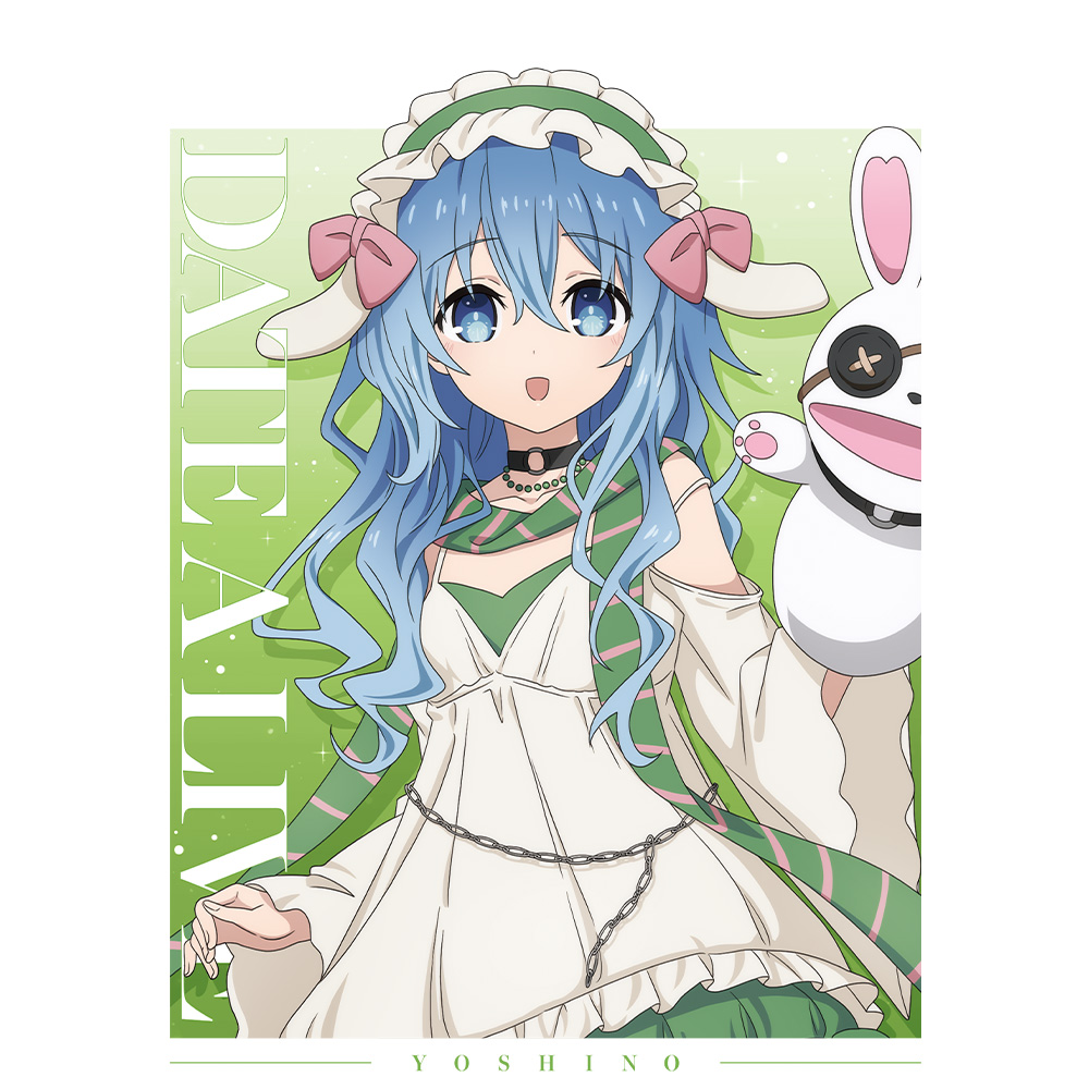 デート・ア・ライブV Tシャツ 四糸乃 ゴシックパンク ホワイトver. Mサイズ 【描き下ろし】 画像 3 | AniSmile