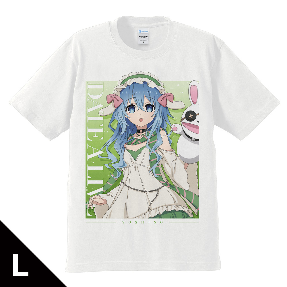 デート・ア・ライブV Tシャツ 四糸乃 ゴシックパンク ホワイトver. Lサイズ 【描き下ろし】 - 公式商品画像 | AniSmile