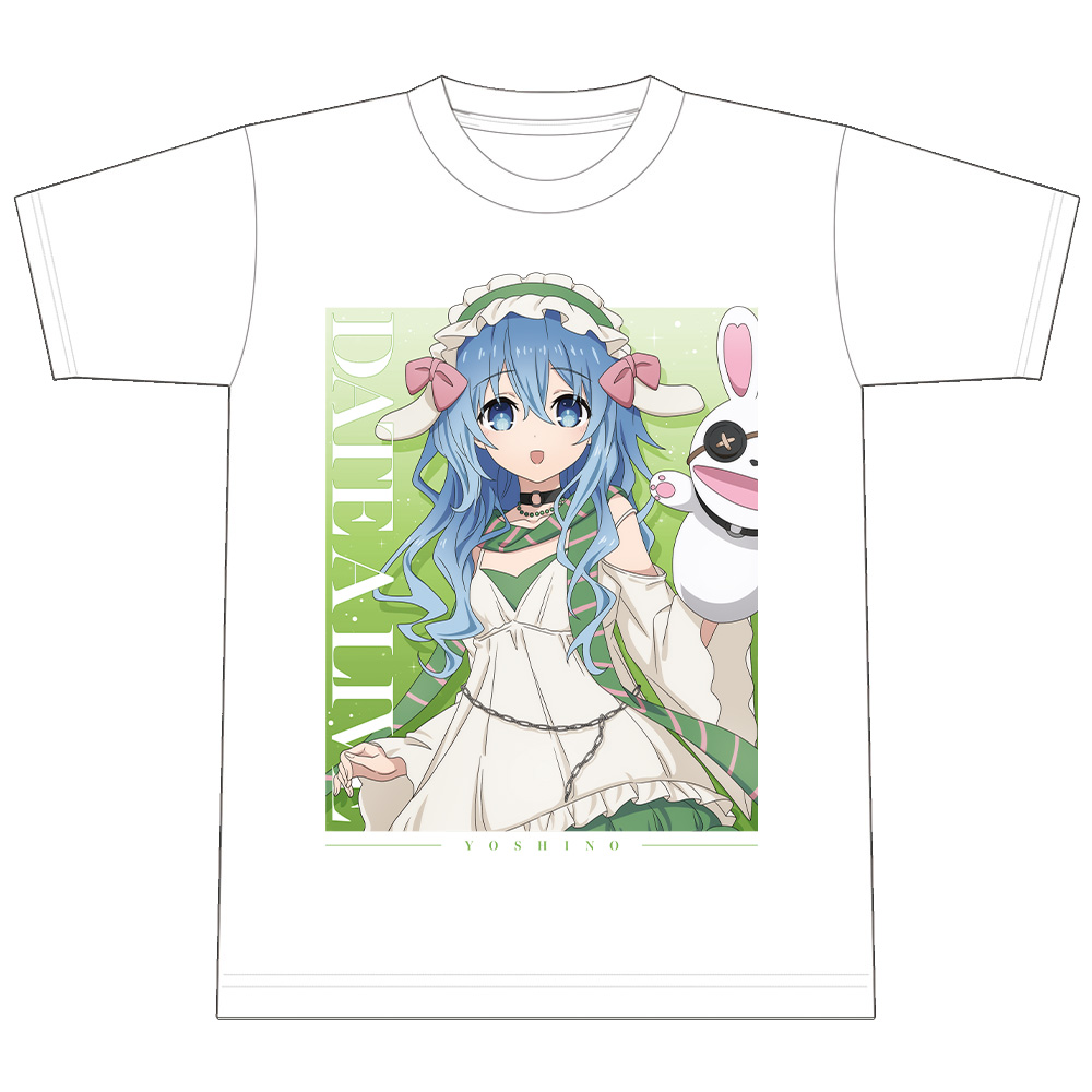 デート・ア・ライブV Tシャツ 四糸乃 ゴシックパンク ホワイトver. XLサイズ 【描き下ろし】 画像 5 | AniSmile