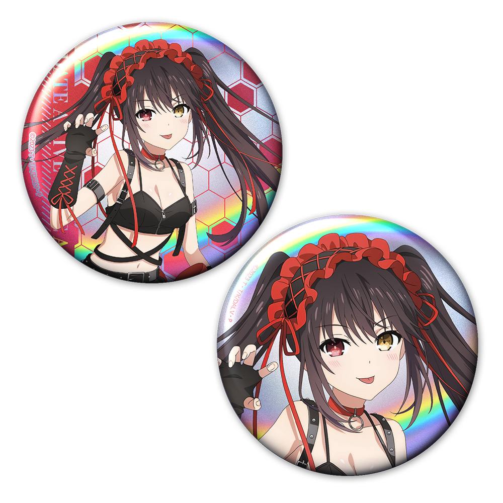 デート・ア・ライブV ホログラム缶バッジ2個セット 時崎狂三 ゴシックパンクver. 【描き下ろし】 - 公式商品画像 | AniSmile