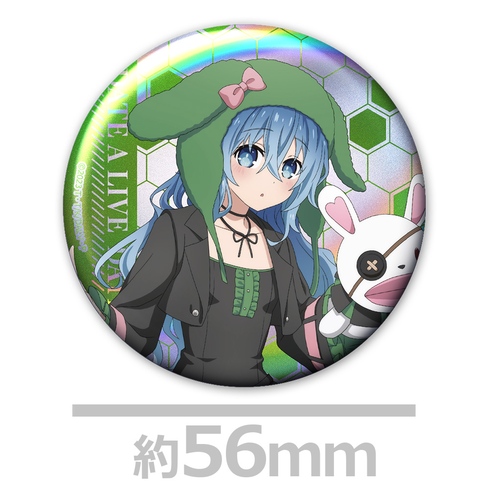 デート・ア・ライブV ホログラム缶バッジ2個セット 四糸乃 ゴシックパンクver. 【描き下ろし】 画像 2 | AniSmile