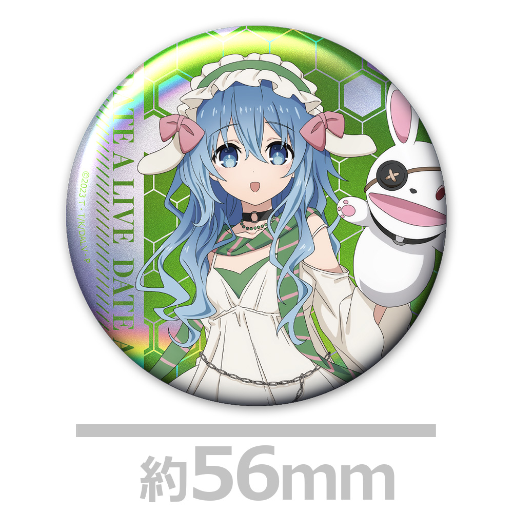 デート・ア・ライブV ホログラム缶バッジ2個セット 四糸乃 ゴシックパンク ホワイトver. 【描き下ろし】 画像 2 | AniSmile