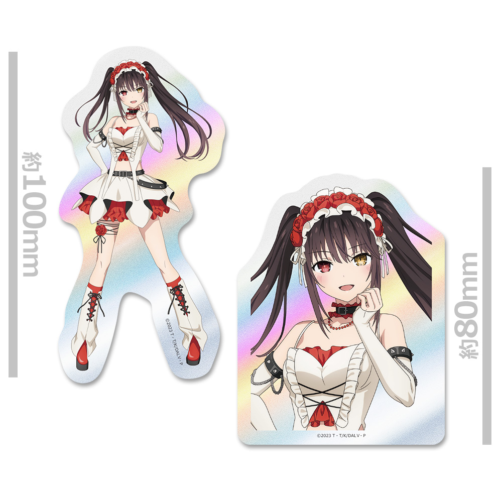 デート・ア・ライブV キャラキラステッカーセット 時崎狂三 ゴシックパンク ホワイトver. 【描き下ろし】 画像 2 | AniSmile