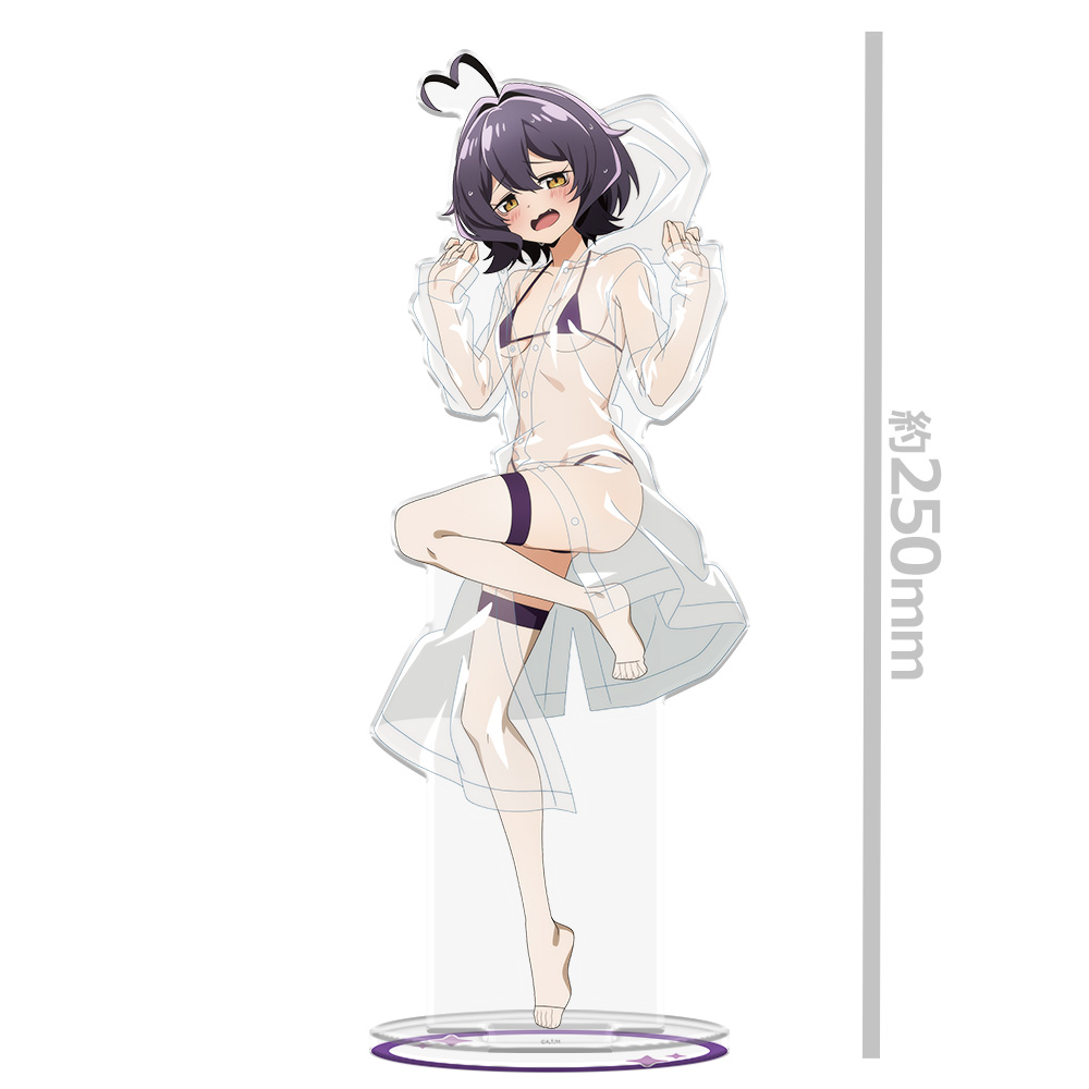 魔法少女にあこがれて BIGアクリルキャラスタンド 柊うてな レインコート水着ver.【描き下ろし】 画像 2 | AniSmile