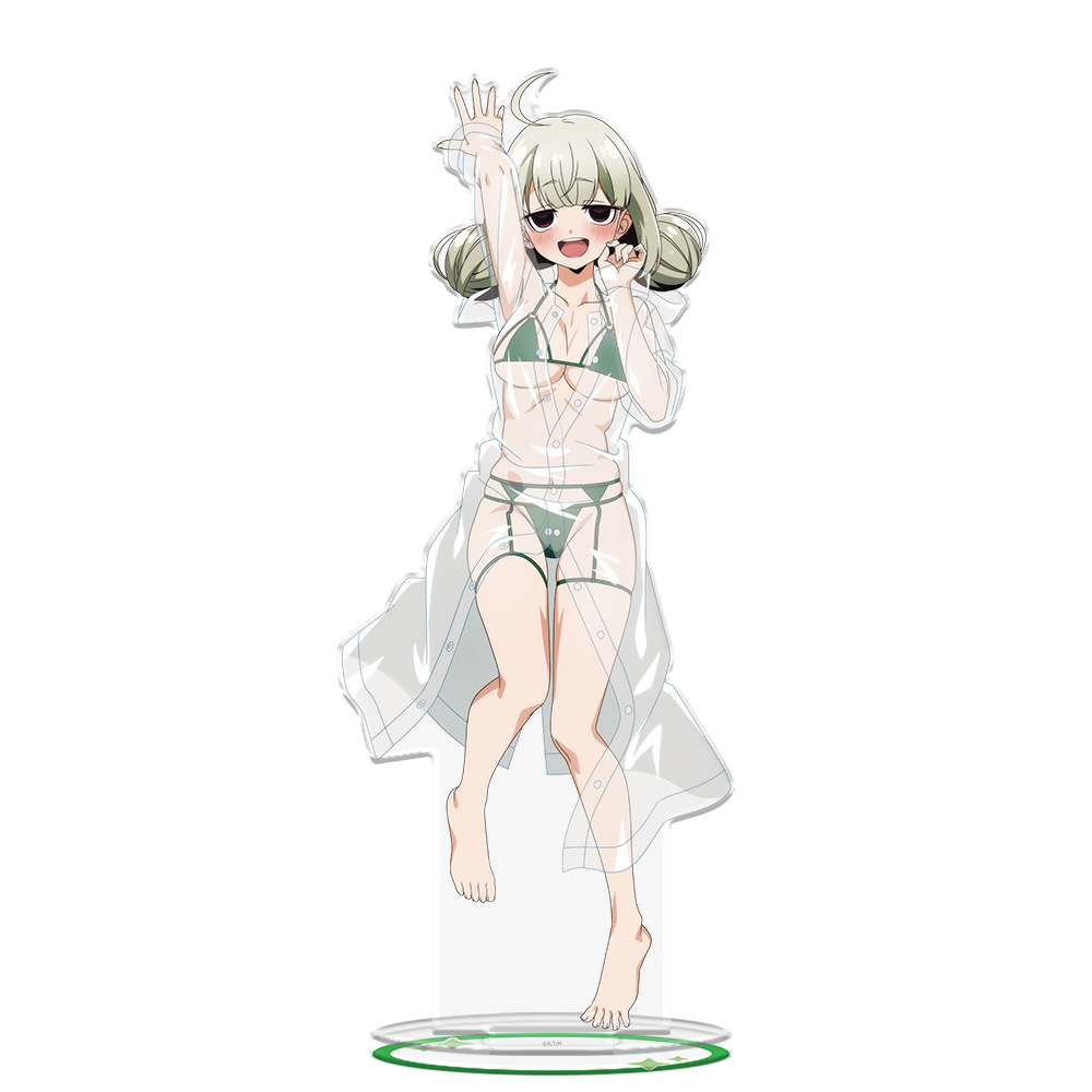 魔法少女にあこがれて BIGアクリルキャラスタンド 阿良河キウィ レインコート水着ver. 【描き下ろし】 - 公式商品画像 | AniSmile