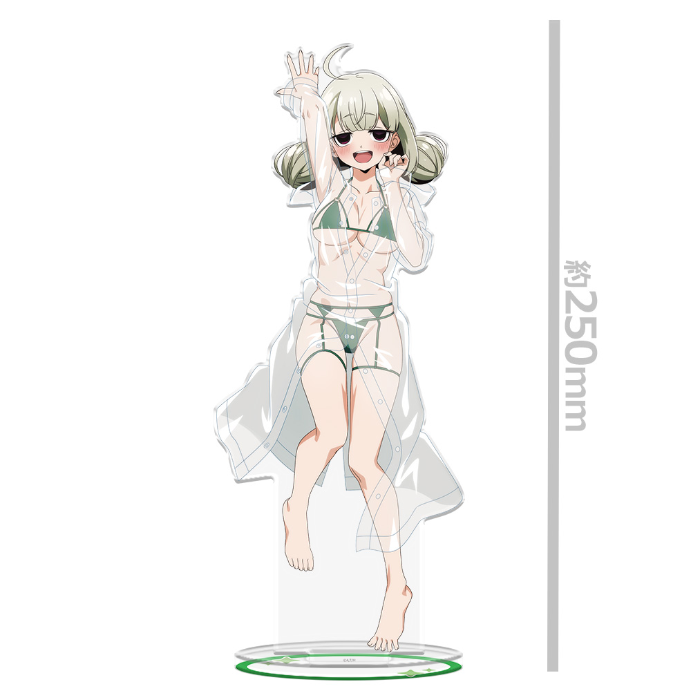 魔法少女にあこがれて BIGアクリルキャラスタンド 阿良河キウィ レインコート水着ver. 【描き下ろし】 画像 2 | AniSmile