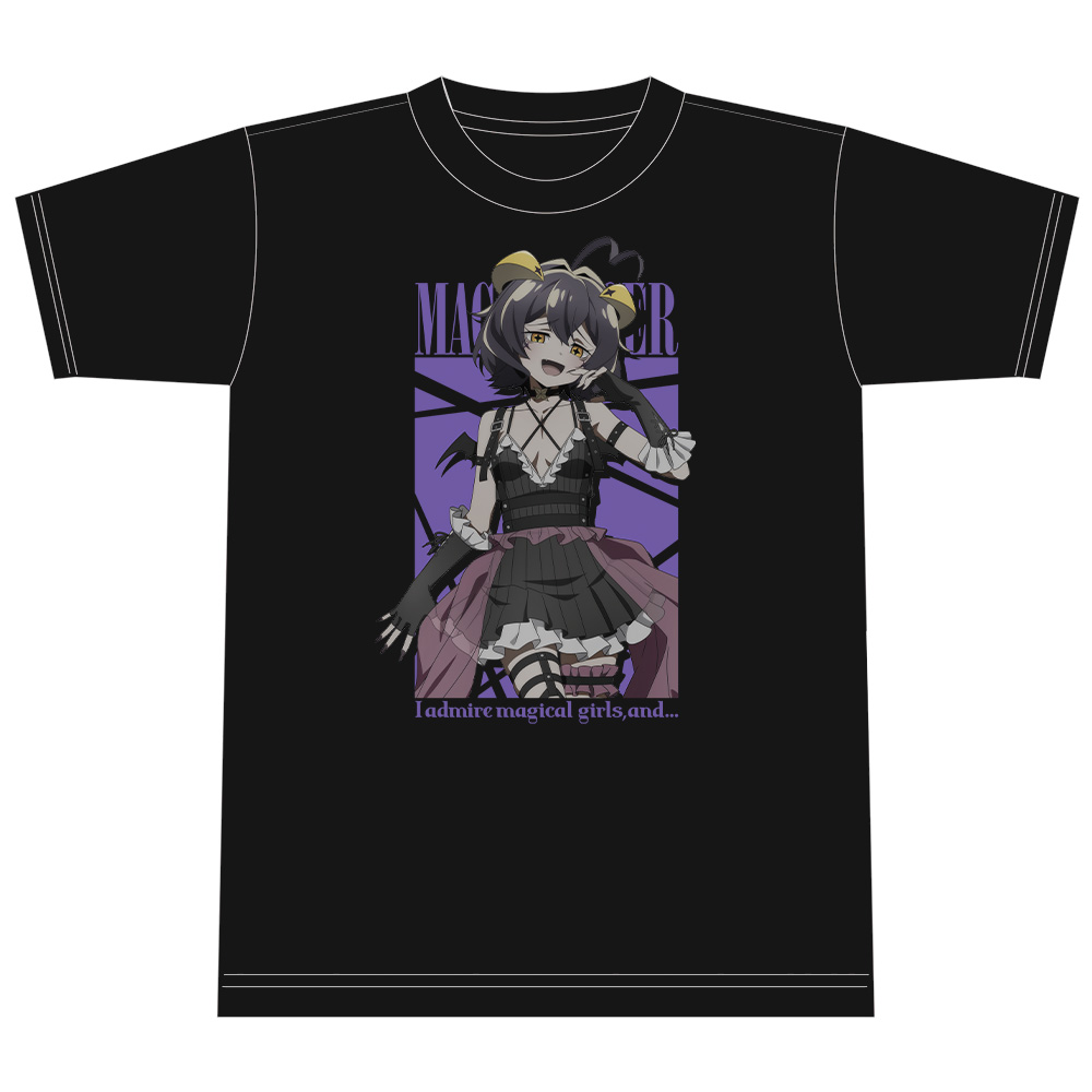魔法少女にあこがれて Tシャツ マジアベーゼ ゴシックパンクver. Mサイズ 【描き下ろし】 画像 3 | AniSmile