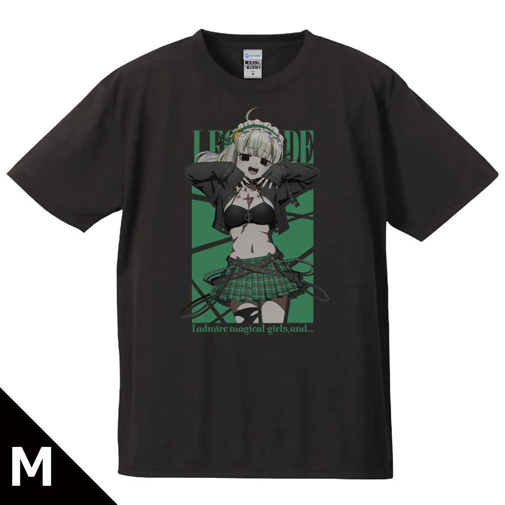 魔法少女にあこがれて Tシャツ レオパルト ゴシックパンクver. Mサイズ 【描き下ろし】 - 公式商品画像 | AniSmile