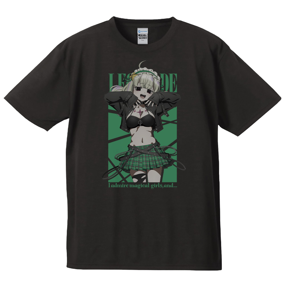 魔法少女にあこがれて Tシャツ レオパルト ゴシックパンクver. Lサイズ 【描き下ろし】 画像 2 | AniSmile