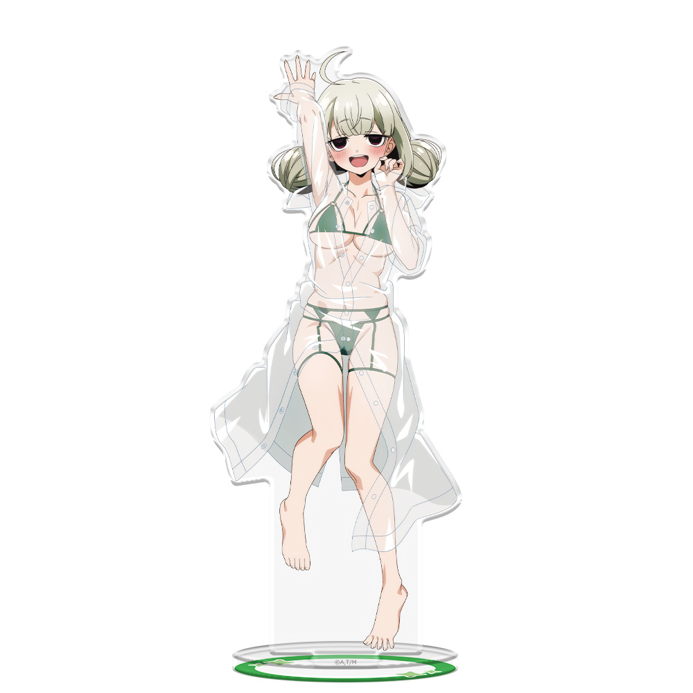 魔法少女にあこがれて アクリルキャラスタンド 阿良河キウィ レインコート水着ver. 【描き下ろし】 - 公式商品画像 | AniSmile