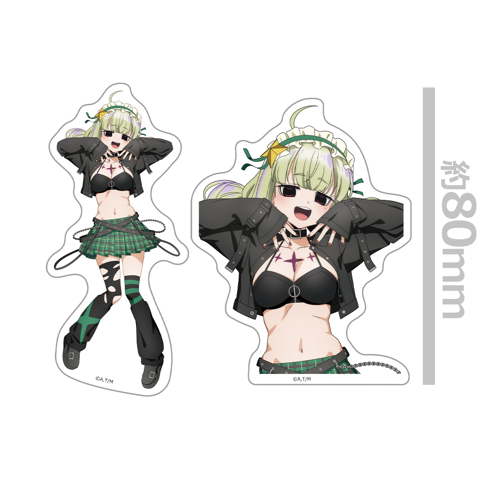 魔法少女にあこがれて ダイカットステッカーセット レオパルト ゴシックパンクver.【描き下ろし】 画像 2 | AniSmile